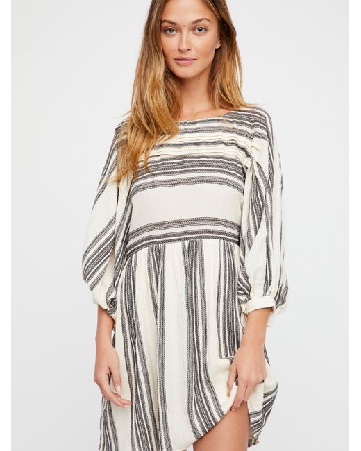 Free People Cotton Lilly Mini Dress | Lyst