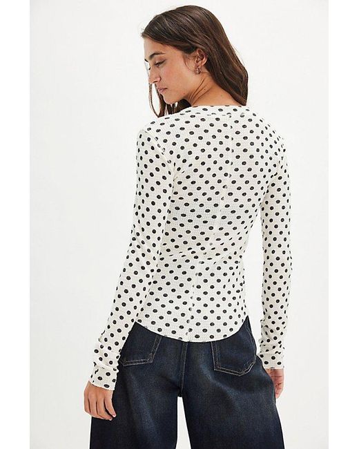 Intimately By Free People White Going Places Printed Cardi By