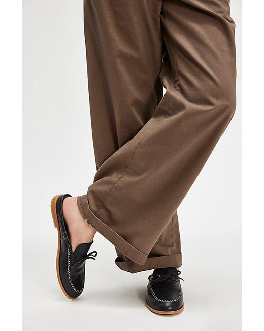 Free People Men\'s Slip-On Leather Mules in Tan Brown Lucky Loafer Mules | Free People main image 3