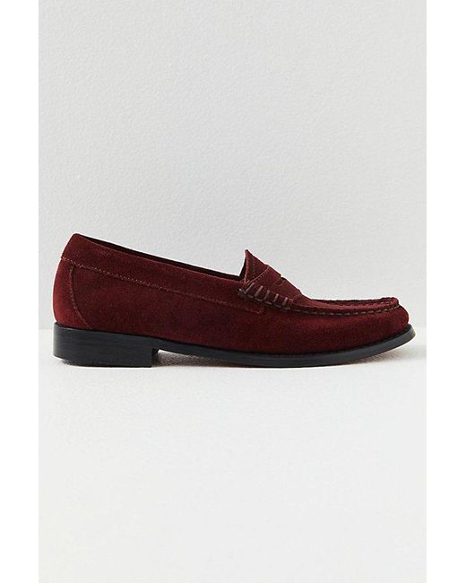 G.H.BASS Red G. H. Bass Whitney Loafer