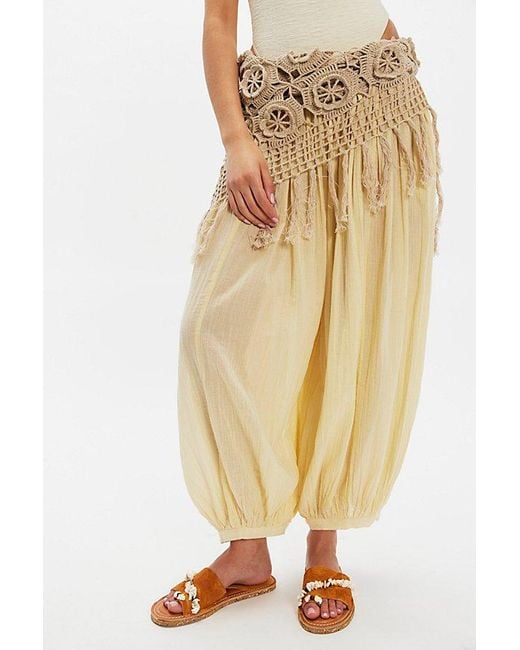 free-est Orange Treasures Toe Ring Sandals