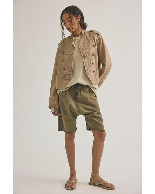 Free People Multicolor Sage Harem Shorts