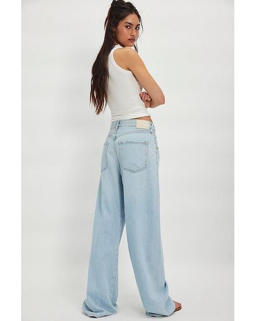 Citizens of Humanity Blue Brynn Drawstring Trousers