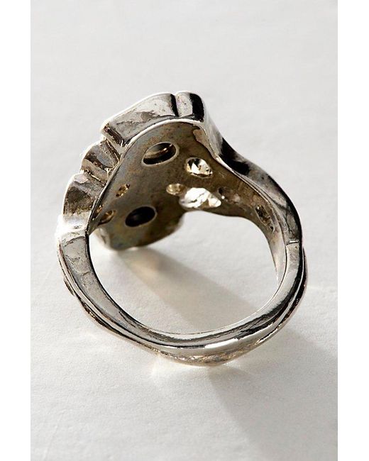 Free People Metallic Molten Ring
