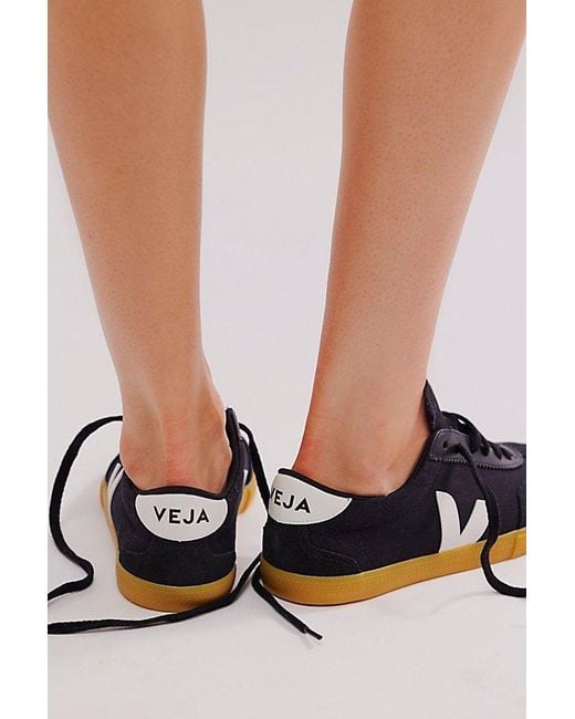 Veja Blue Volley Suede Sneakers