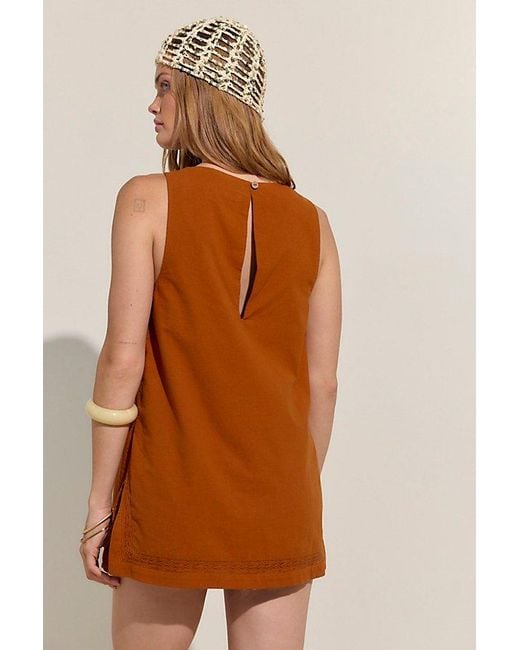free-est Brown Summer Smiles Romper By