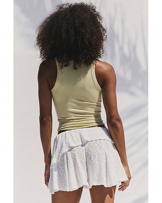 free-est White Nico Cotton Shorts By