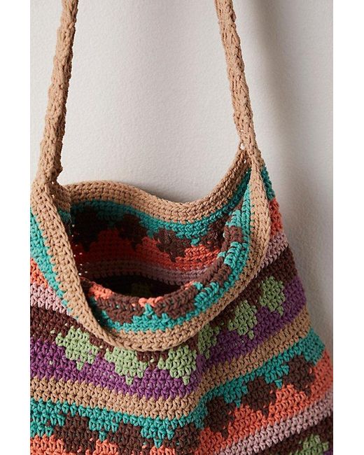 Free People Black Momento Crochet Bag