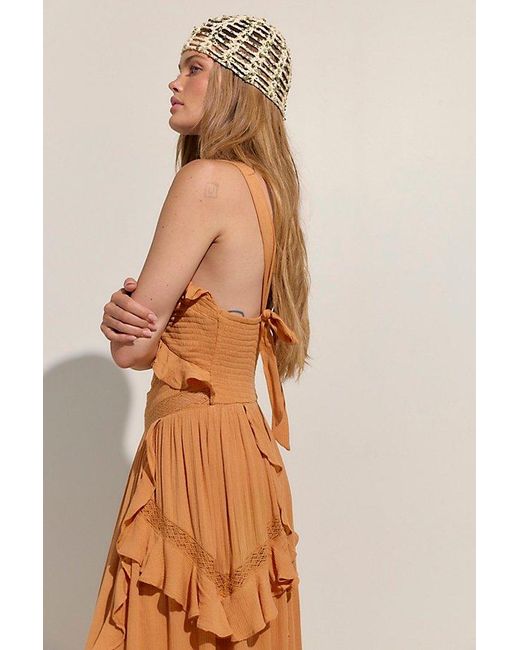 free-est Brown Marsai Maxi Dress By