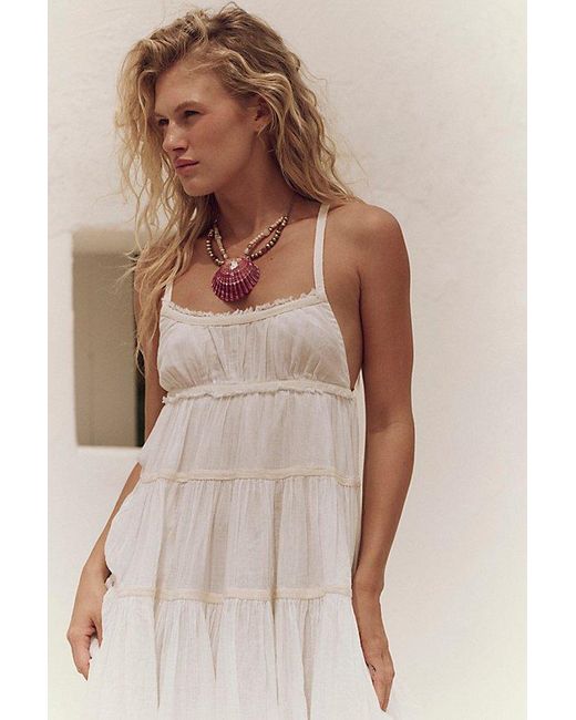 free-est Natural Isla Midi Dress By