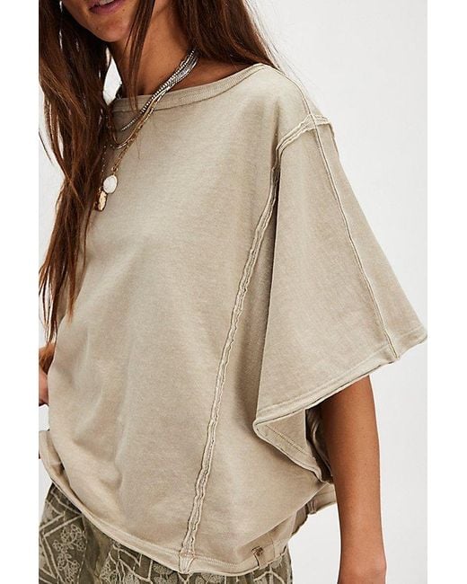 Free People Natural Next Level Tee