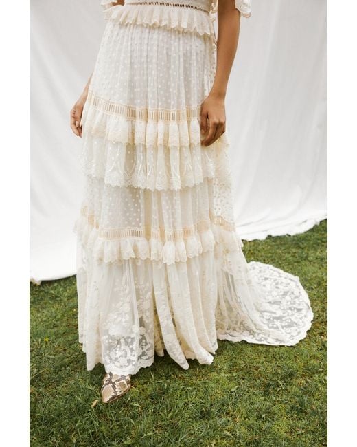 Free People White Chloe Gown