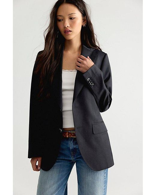 Havre Studio Black Havre Button Back Blazer
