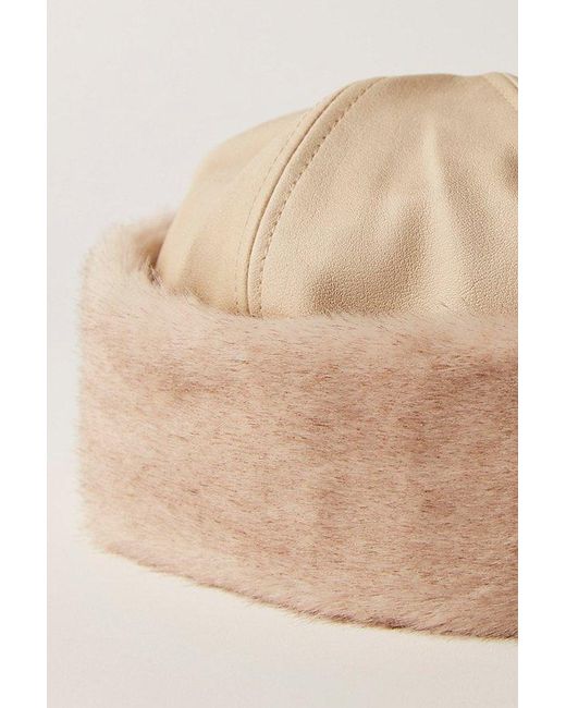 Free People Natural Vegan Cozy Fisherman Hat