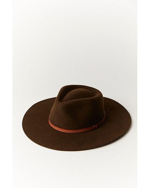 Made By Minga Brown La Vida Wool Rancher Hat