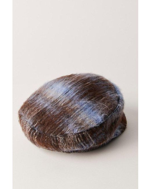 Free People Brown Upstate Wool Cadet Cap