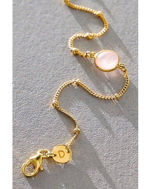 Daisy London Metallic Plated Healing Stone Bracelet