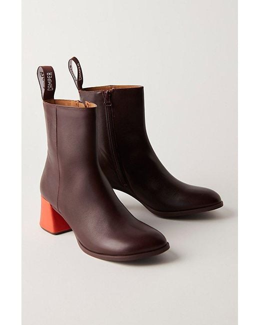 Camper Brown Hodgepodge Heeled Boots By
