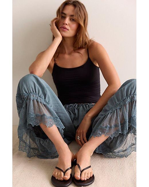 Intimately By Free People Black Forever Young Bloomer Pants By