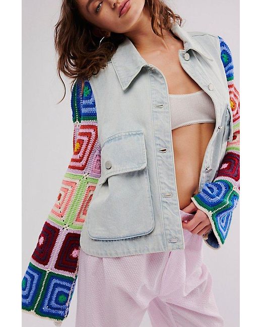Blank NYC White Young Love Jacket