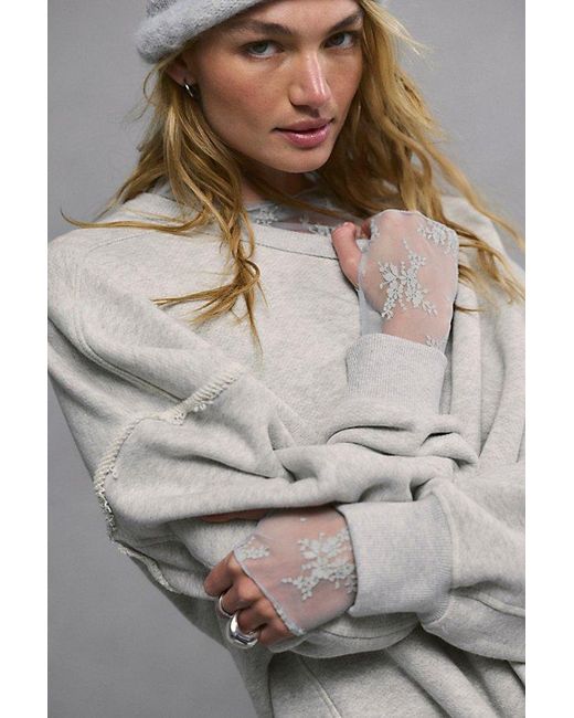 Intimately By Free People Gray Lady Lux Layering Top By