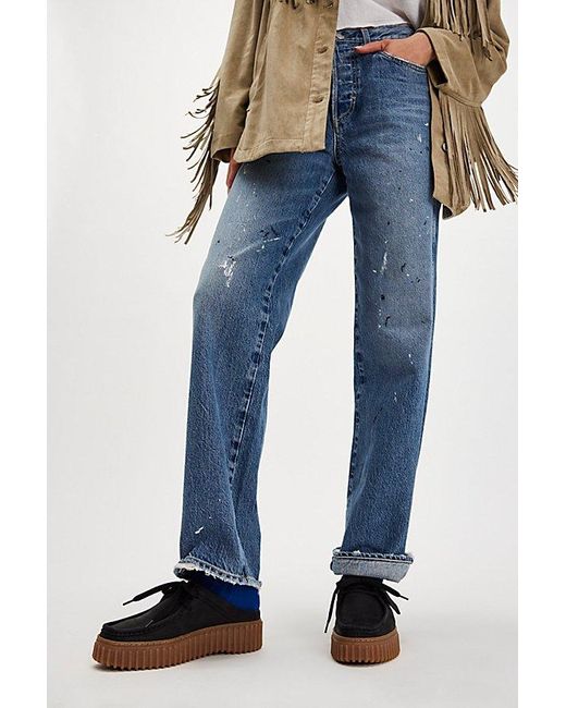 Clarks Blue Torhill Mules