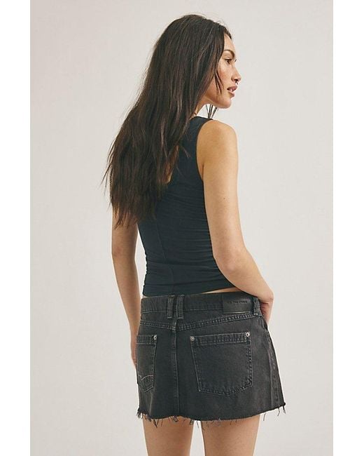 Free People Multicolor Lainey Low-Rise Mini Skirt