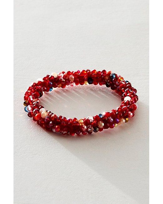 Free People Red I Want Candy Hair Tie