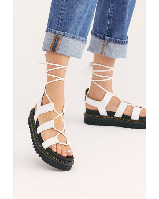 Dr. Martens Blaire Sandal - White | SurfStitch