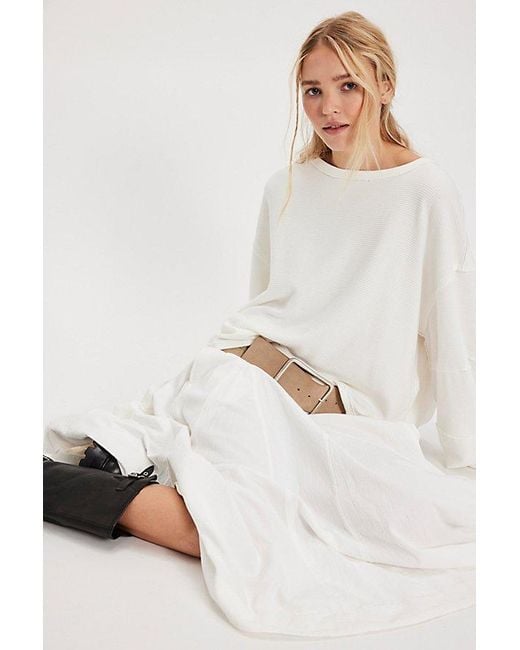 Free People Natural Total Eclipse Tee