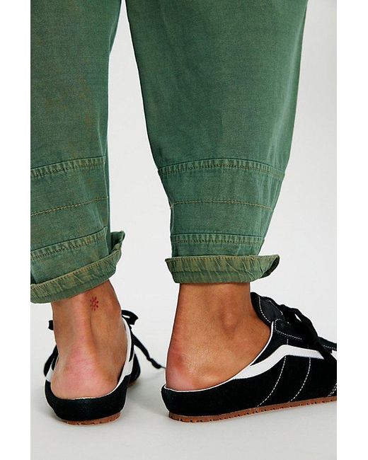 Vans Green Super Lowpro Mules