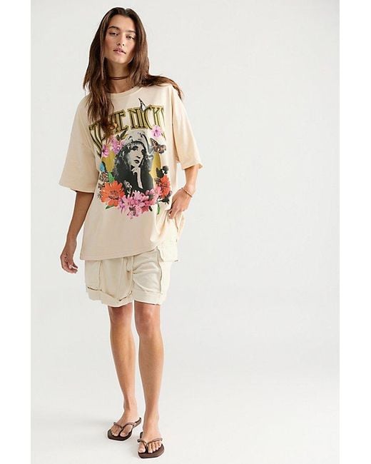 Daydreamer Natural Stevie Nicks Collage Tee