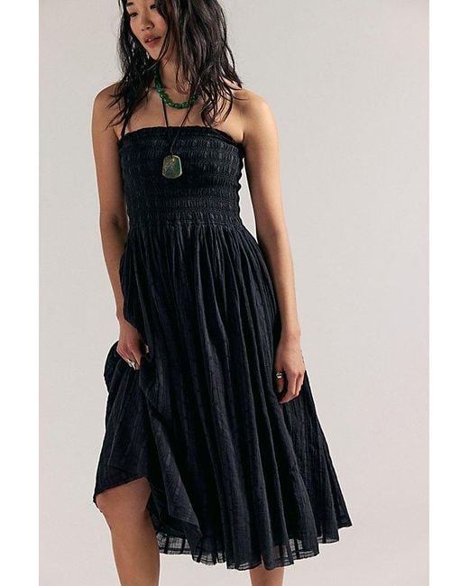 Free People Black Raven Solid Convertible Maxi Skirt