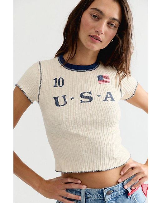 Ragabond Multicolor Farrah Flag Tee