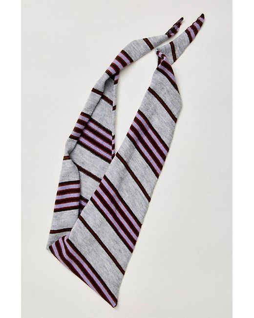 Free People Multicolor Rugby Triangle Scarf