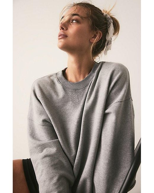 Fp Movement Gray All Star Solid Pullover