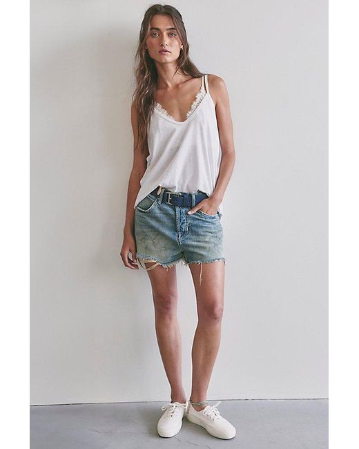 Free People Multicolor Double Take Shorts