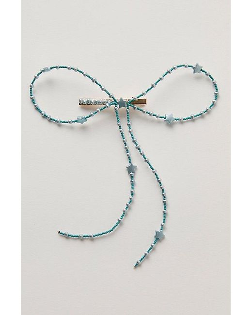 Free People Multicolor Pretty In Pearls Exaggerated Bow