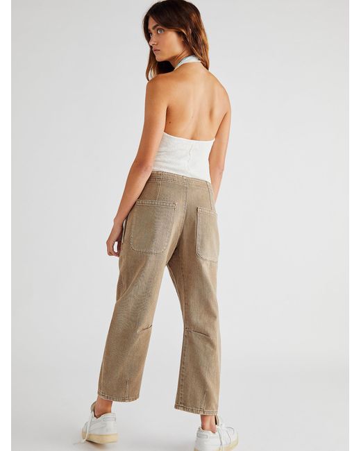 Denim Osaka Relaxed Jeans in Khaki 
