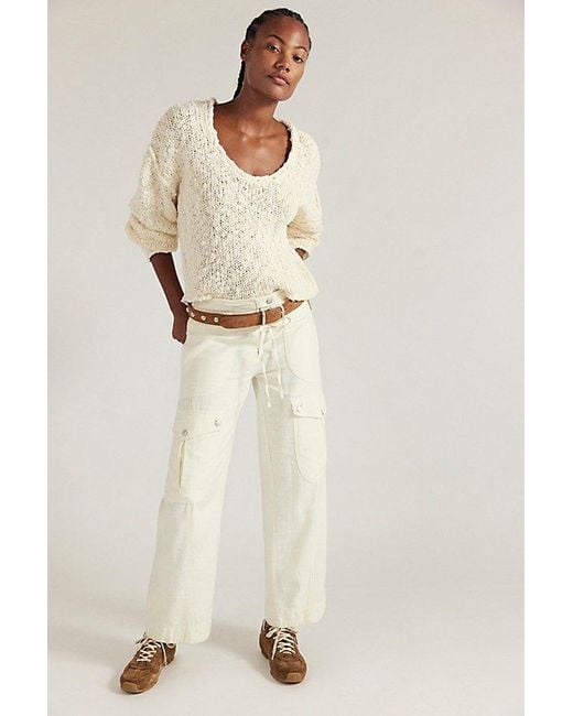 Free People Black Firefly Pullover