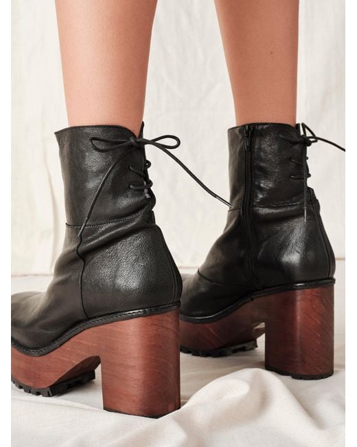 Free people cheap clog boots