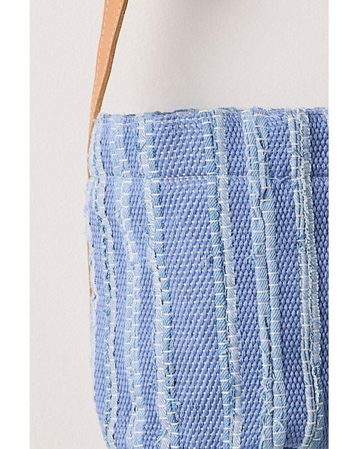 Mercado Global Blue Betty Cylinder Crossbody Bag