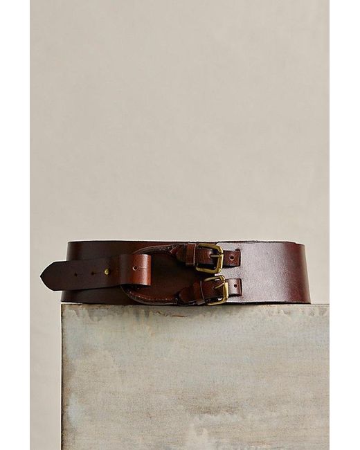 Free People Brown Everhart Hip Belt