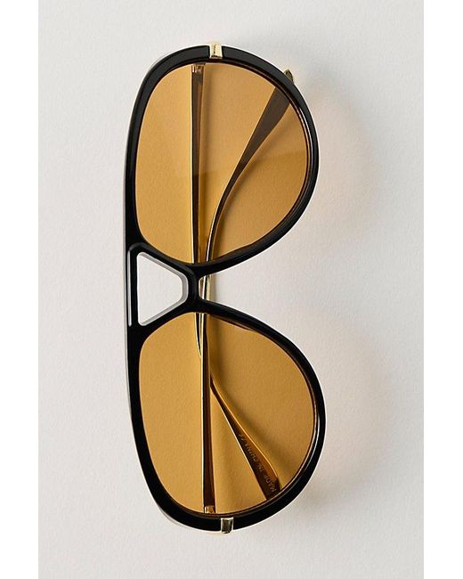 Free People Natural Sunday Afternoon Oversized Aviator Sunglasses