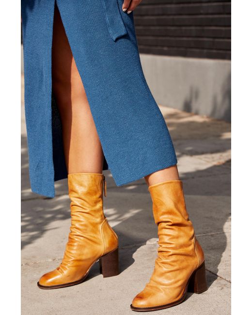free people elle block heel boot