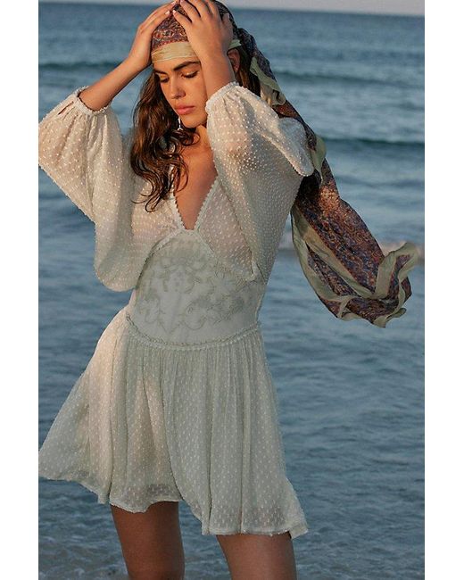 Free People Natural Sweet Dreams Mini Dress