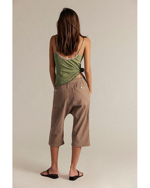 Free People Gray Maven Crop Harem Pants