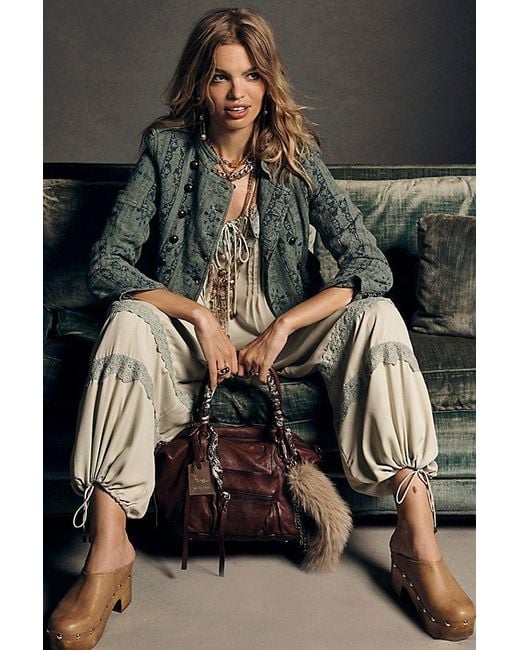 Free People Multicolor Sully Lace Balloon Pant Set