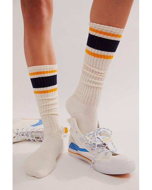American Trench Multicolor Retro Stripe Knee High Socks
