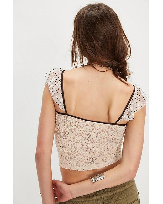 Free People Natural Charlotte Tank Top